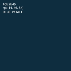 #0E2E40 - Blue Whale Color Image